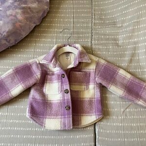 Carters purple checkered jacket. Very warm!
